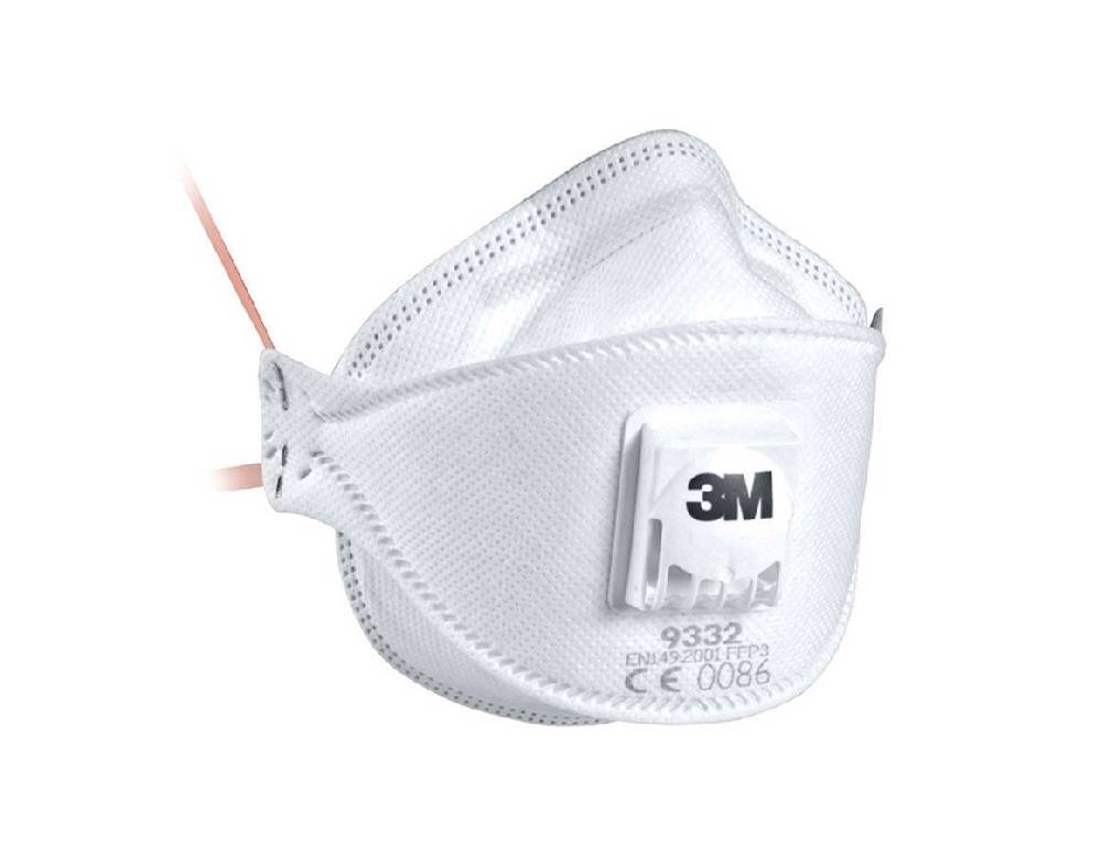 Strauss 3M Atemschutzmaske Aura 9332+, FFP3 NR D, 10 Stk Sonderangebote
