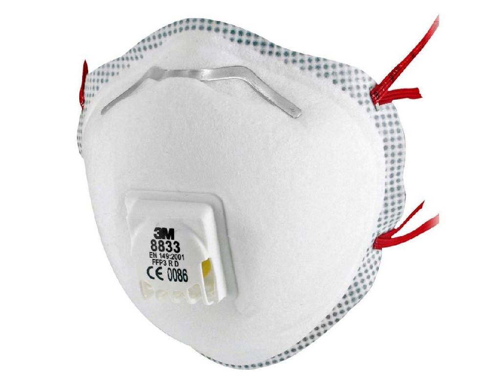 Strauss 3M Atemschutzmaske 8833, FFP3 R D, 10 Stk im Angebot