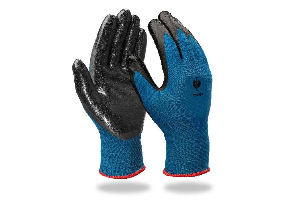 Strauss Neopren-Microhandschuhe, Rücken teilbeschichtet