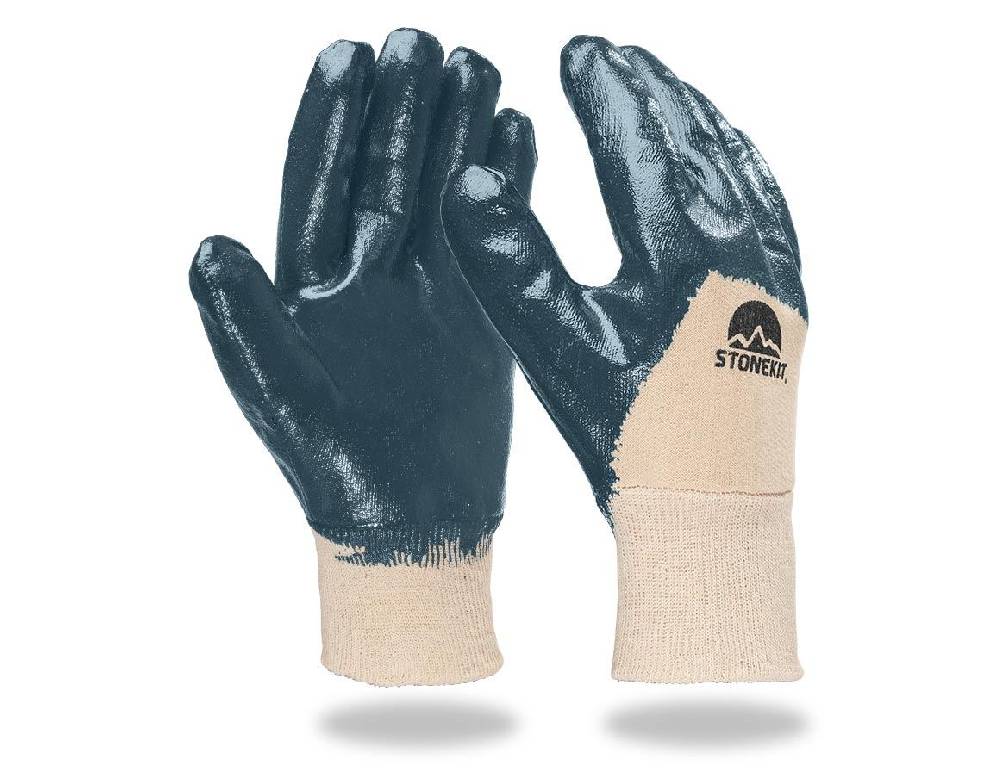 Strauss Nitril-Handschuhe Lith, Strickbund, 12er Pack Osterangebot