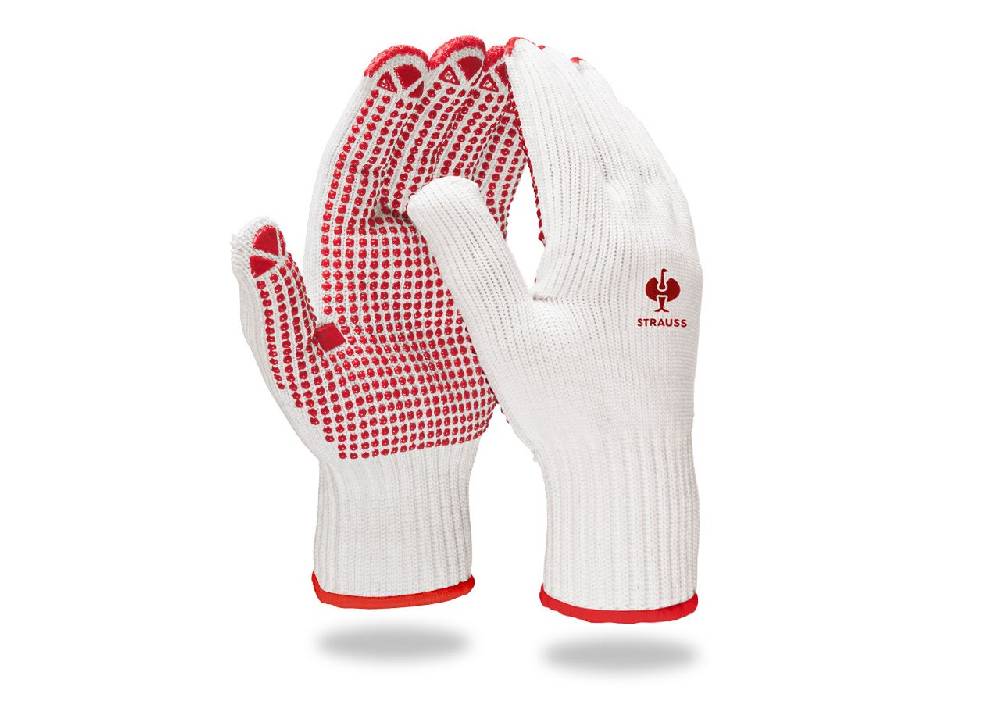 Strauss PVC-Strickhandschuhe Red-Point