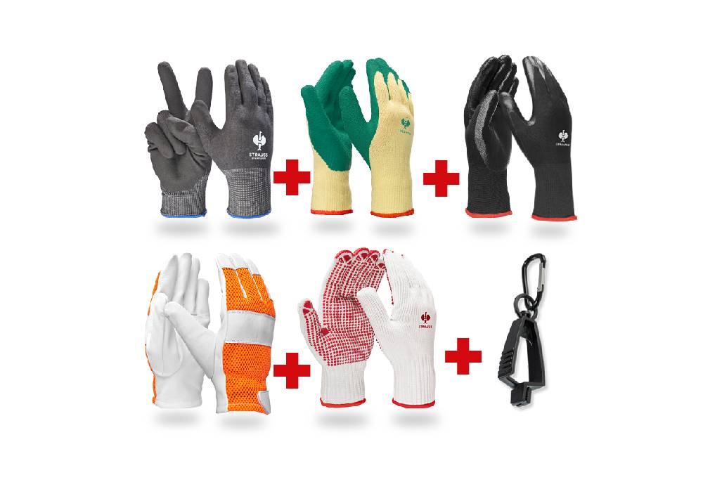 Strauss Handschuh-Profi Set Forst & Garten