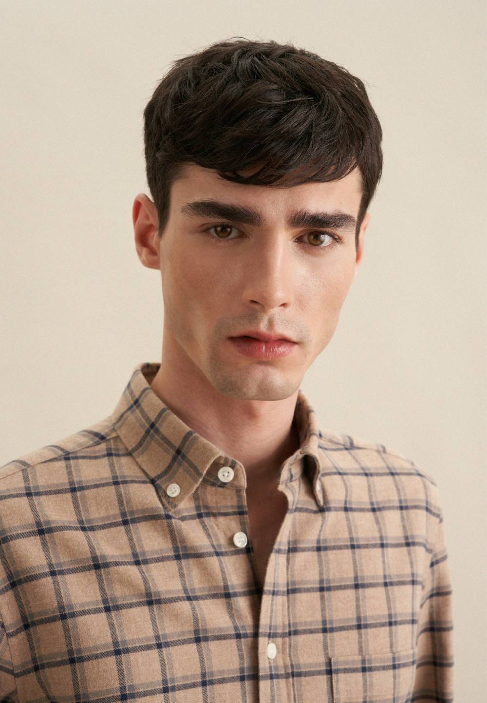 Studio Seidensticker Flanell Casual Hemd in Slim mit Button-Down-Kragen Kostenlose Rückgabe
