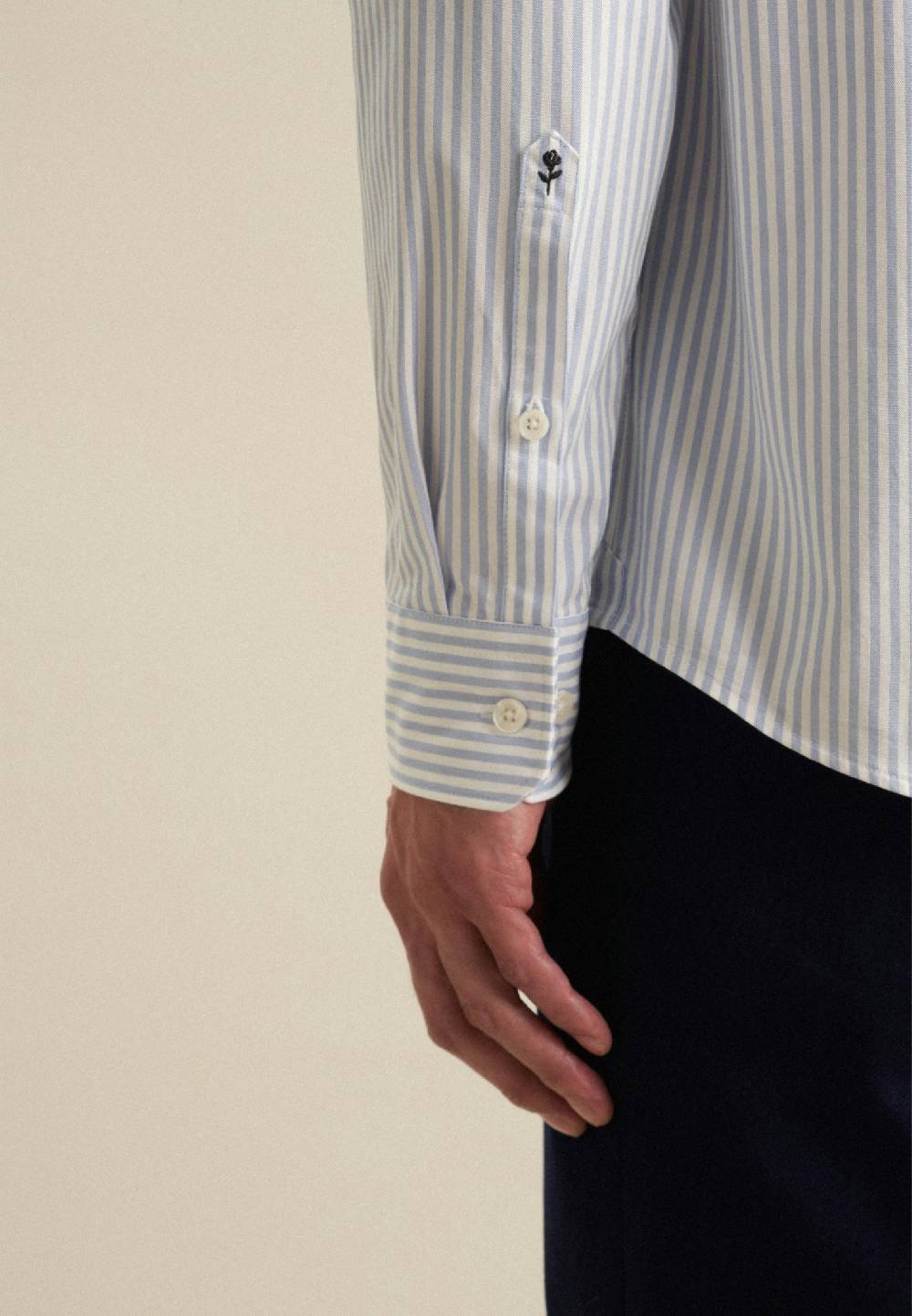 Studio Seidensticker Twill Casual Hemd in Regular mit Button-Down-Kragen Letzte 3 Tage