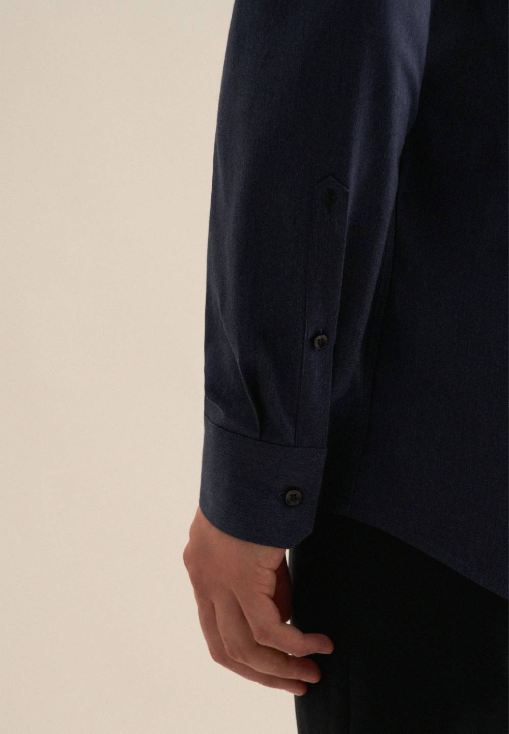 Studio Seidensticker Flanell Flanellhemd in Comfort mit Kentkragen Sonderangebot der Fabrik