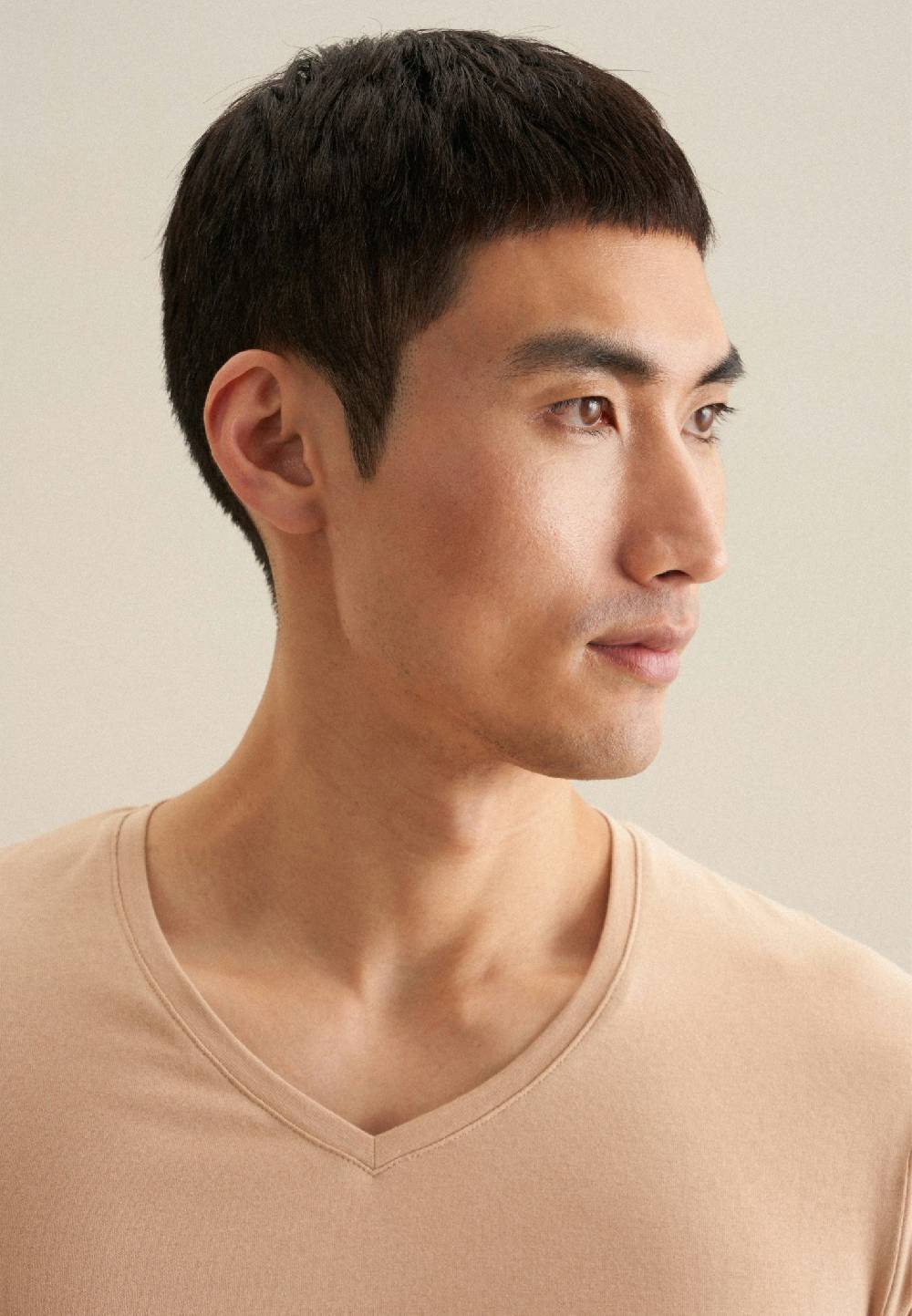 Studio Seidensticker V-Neck T-Shirt Slim fit zollfrei