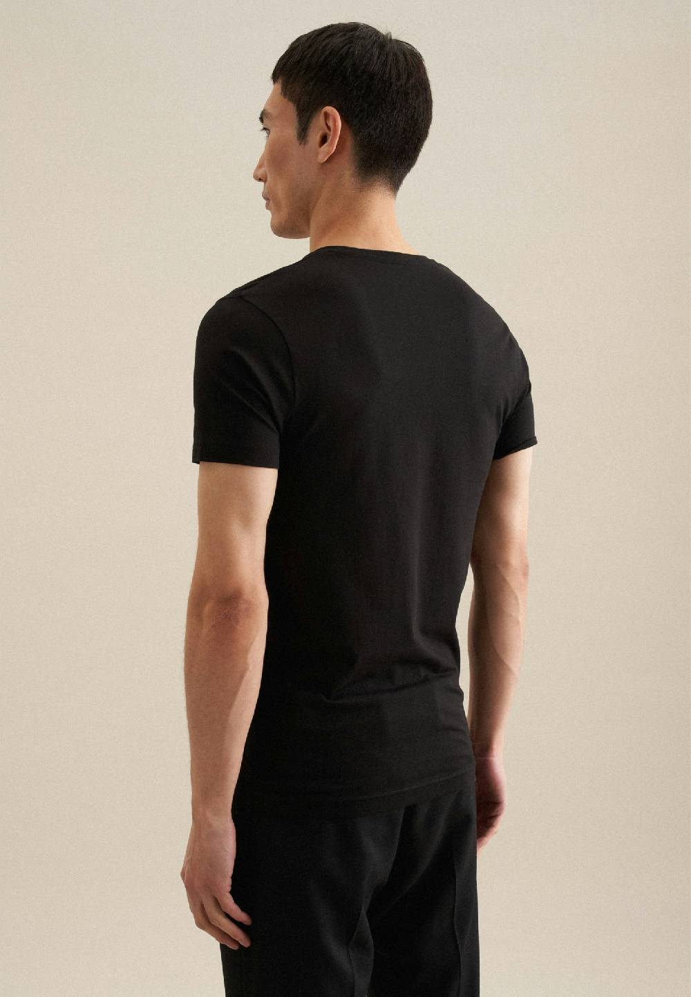Studio Seidensticker V-Neck T-Shirt Slim fit Fabrikverkauf