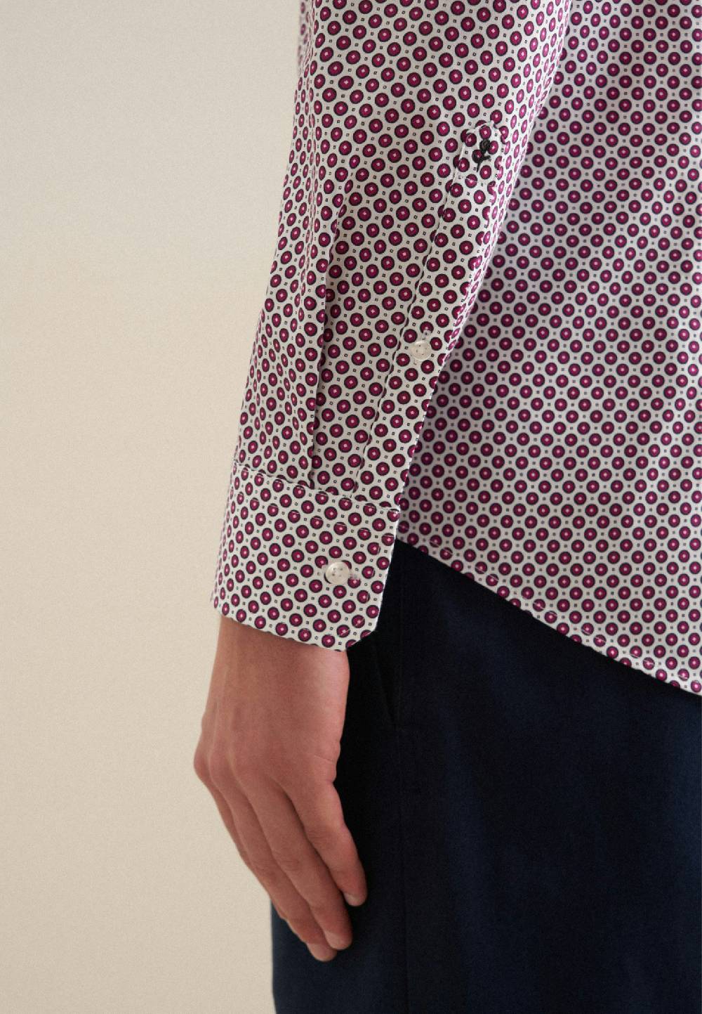 Studio Seidensticker Twill Performance-Hemd in Slim mit Kentkragen Online Outlet