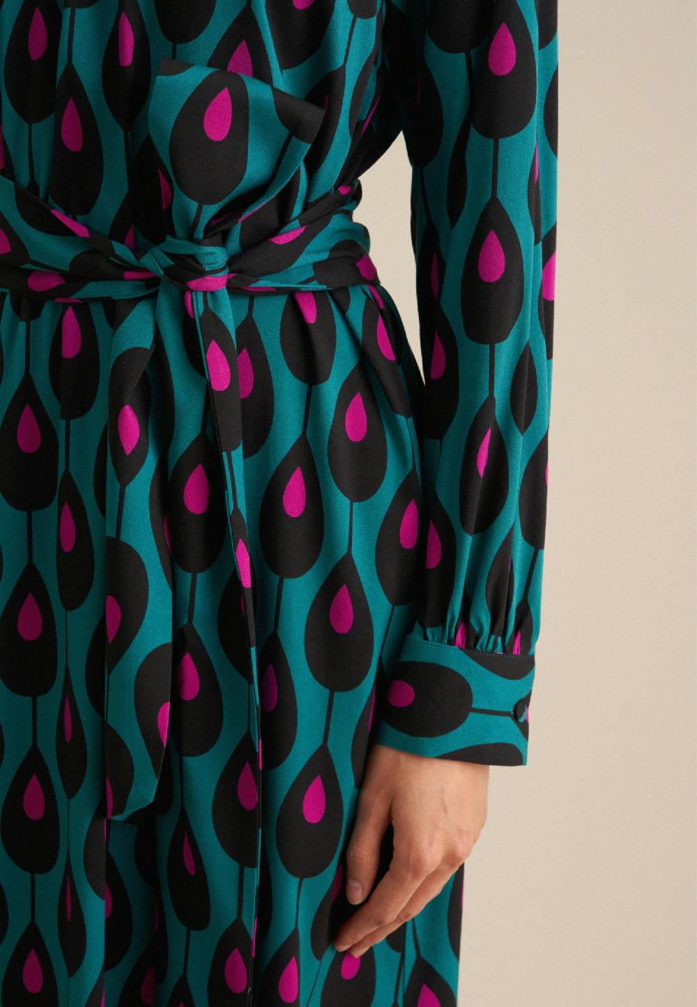 Studio Seidensticker Twill Midi Kleid Bis zu 60% Rabatt