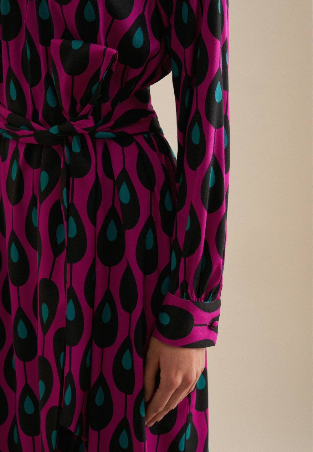 Studio Seidensticker Twill Midi Kleid Discount Store für neue Produkte
