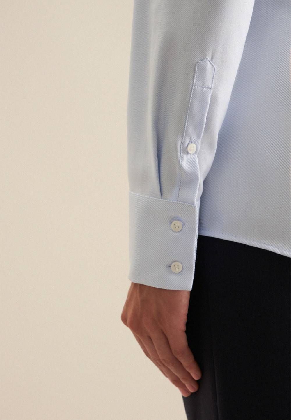 Studio Seidensticker Twill Kelchkragenbluse 50% Rabatt mit kostenlosem Versand