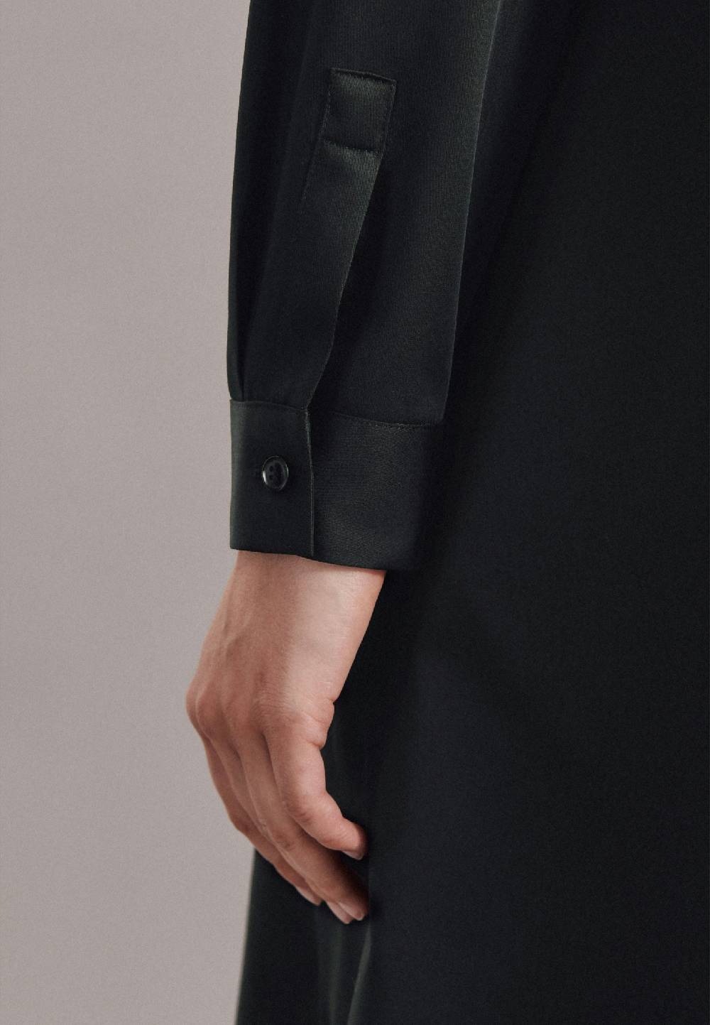 Studio Seidensticker Satin Midi Kleid Fabrikverkauf