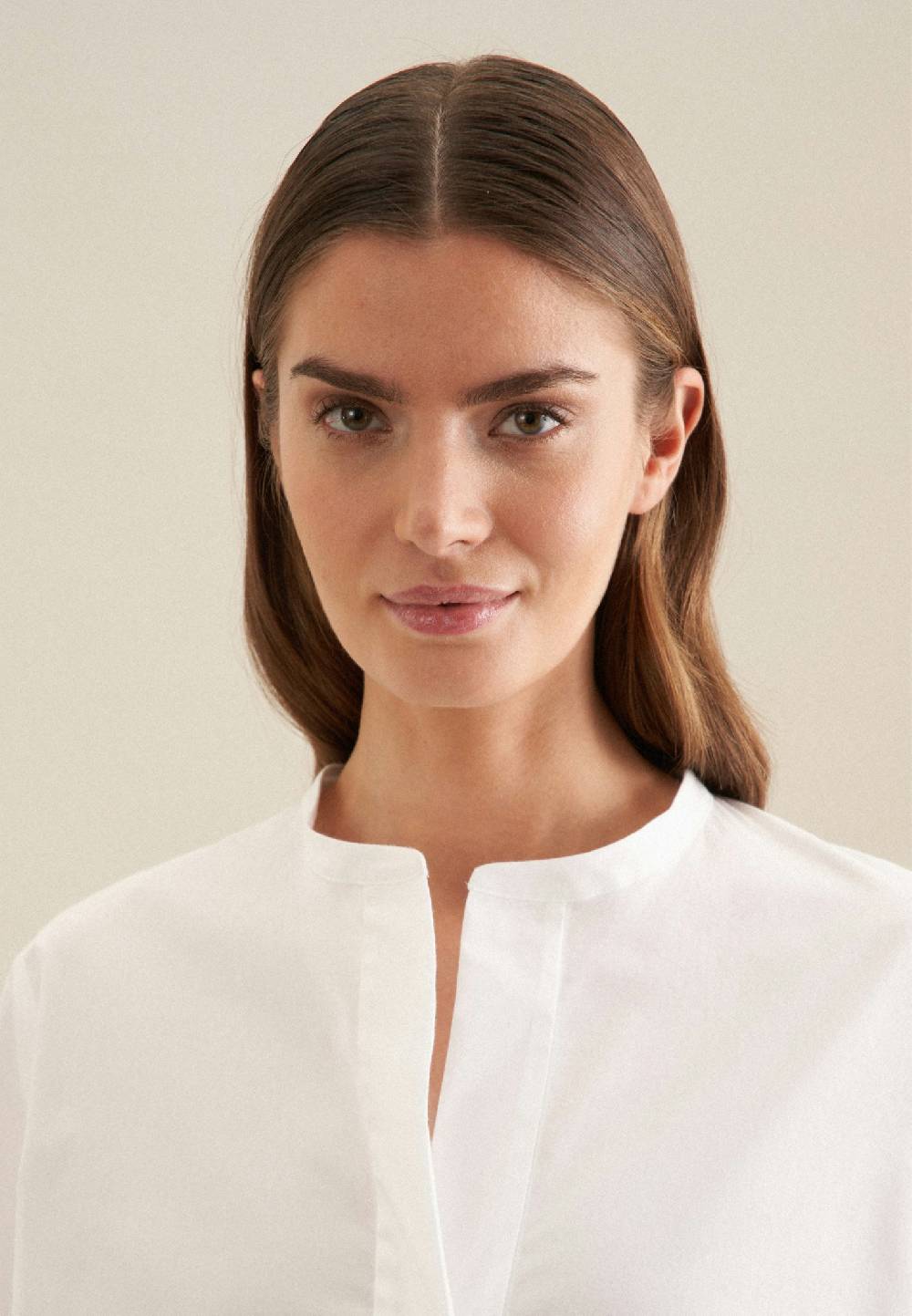 Studio Seidensticker Gabardine Stehkragenbluse Flash Sale