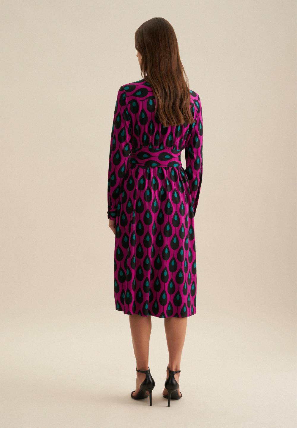 Studio Seidensticker Twill Midi Kleid Bis zu 50% Rabatt