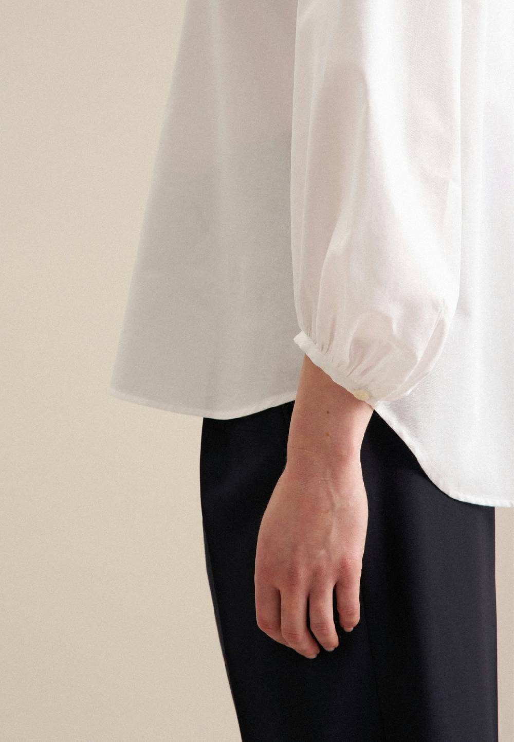Studio Seidensticker Twill Stehkragenbluse Bis zu 60% Rabatt
