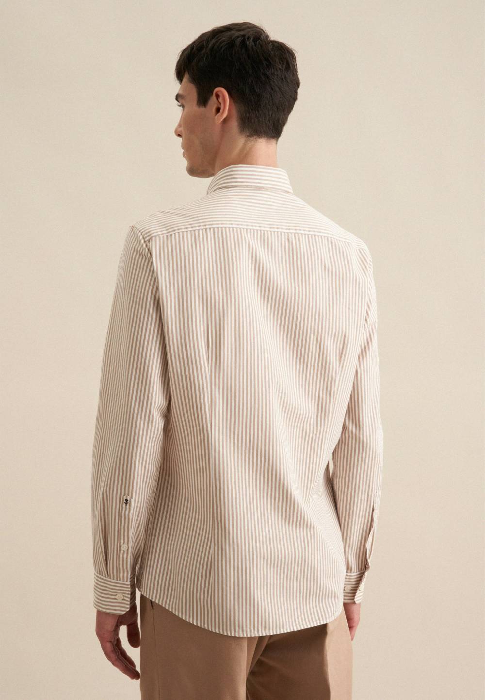 Studio Seidensticker Twill Casual Hemd in Slim mit Button-Down-Kragen Kostenloser Versand international