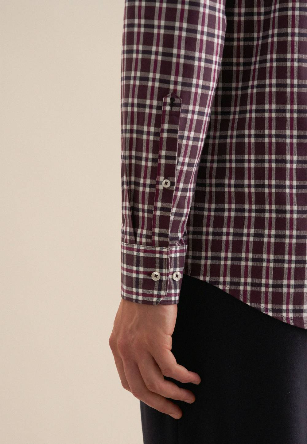 Studio Seidensticker Flanell Flanellhemd in Regular mit Button-Down-Kragen Fabrikladen