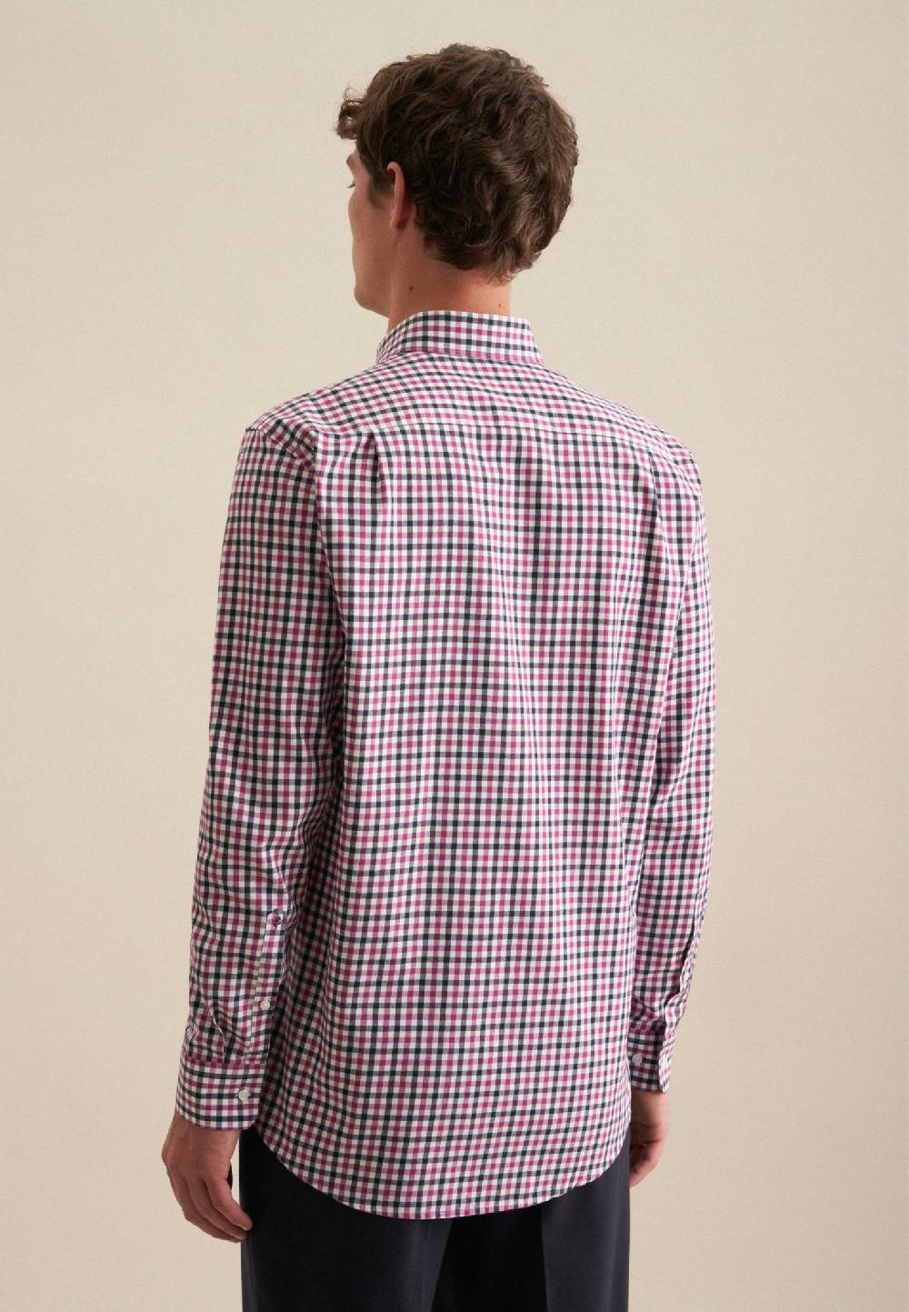 Studio Seidensticker Flanell Flanellhemd in Regular mit Button-Down-Kragen Im Verkauf