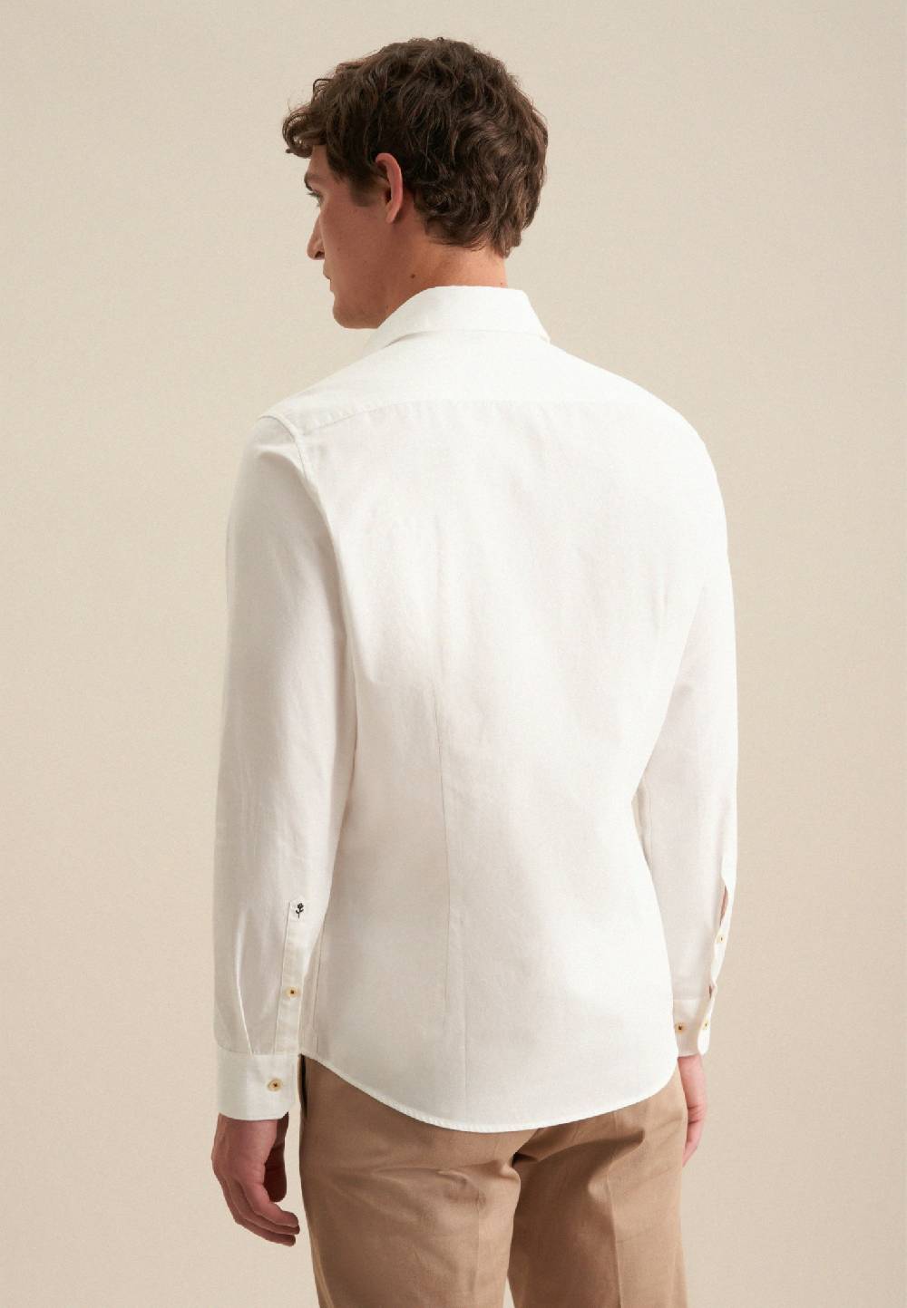Studio Seidensticker Twill Casual Hemd in Slim mit Kentkragen Schlussverkauf