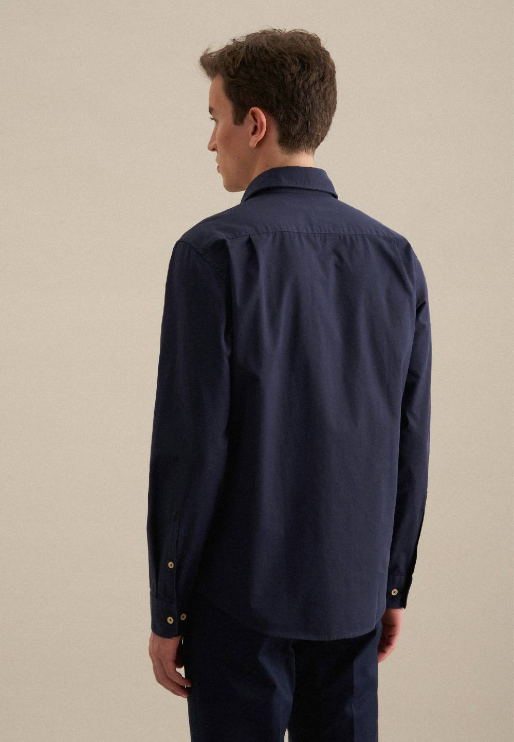 Studio Seidensticker Twill Casual Hemd in Regular mit Kentkragen Rabatt
