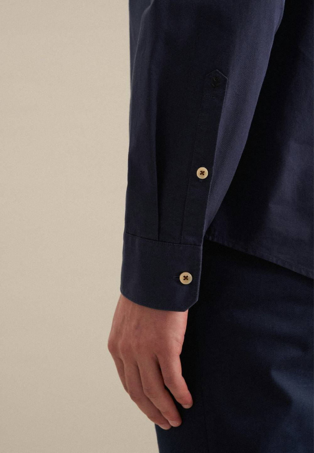 Studio Seidensticker Twill Casual Hemd in Regular mit Kentkragen Rabatt