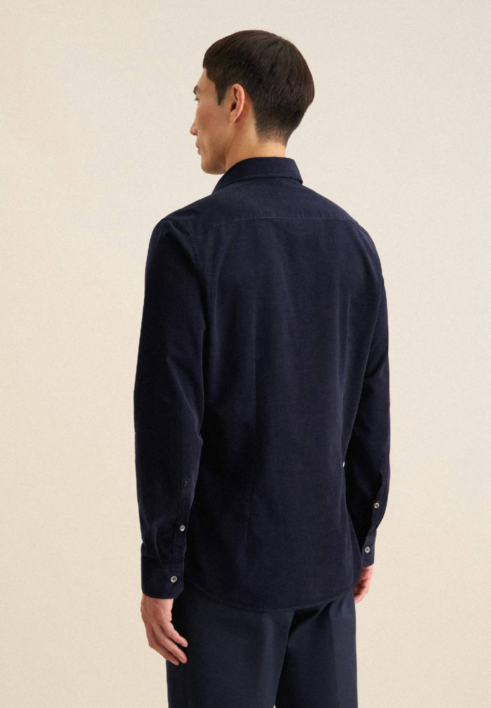 Studio Seidensticker Cord Casual Hemd in Slim mit Kentkragen Flash Sale