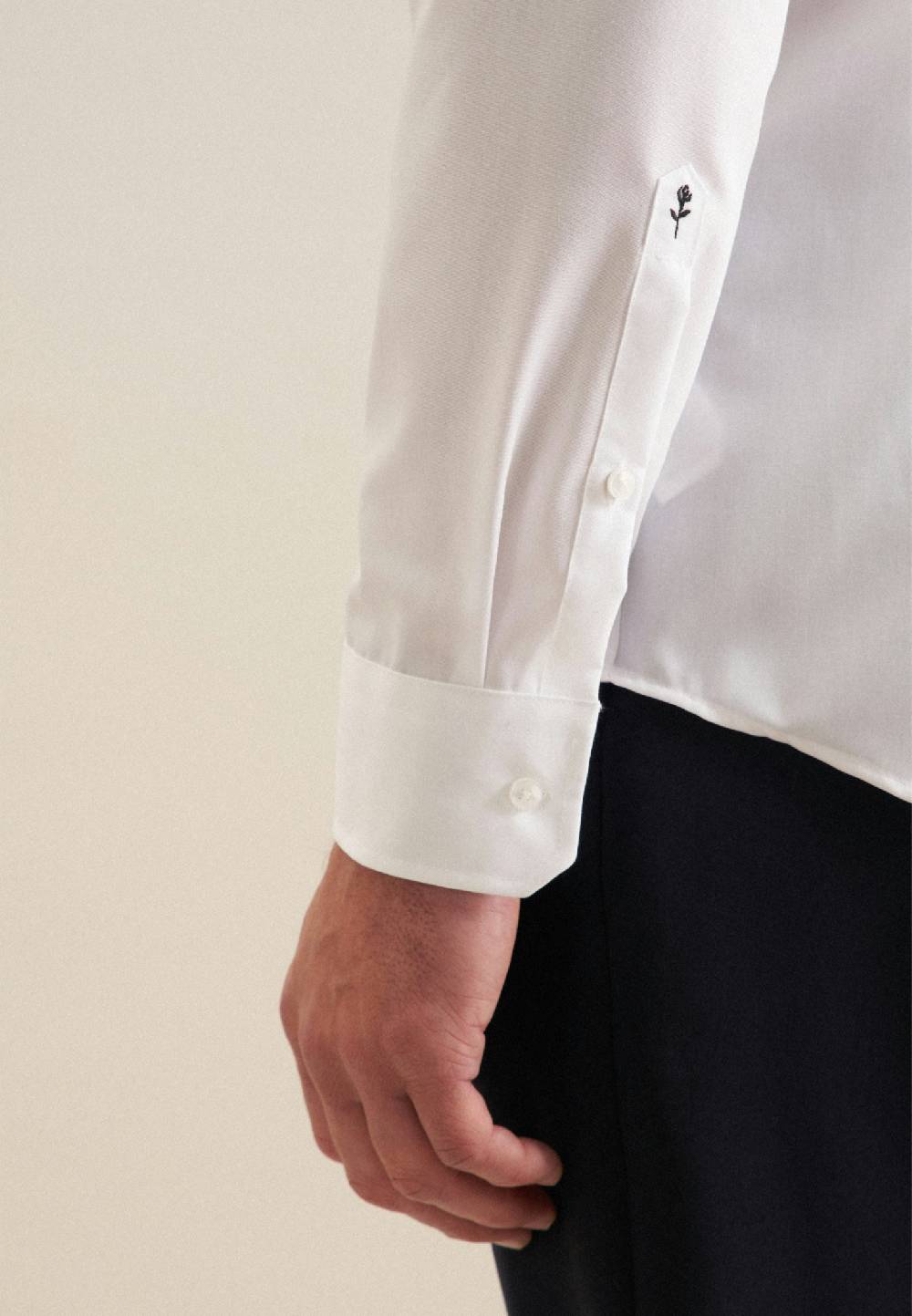 Studio Seidensticker Bügelfreies Popeline Business Hemd in Slim mit Button-Down-Kragen Große Rabatte