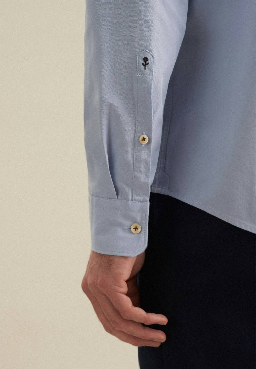 Studio Seidensticker Twill Casual Hemd in Regular mit Kentkragen VIP-Rabatte