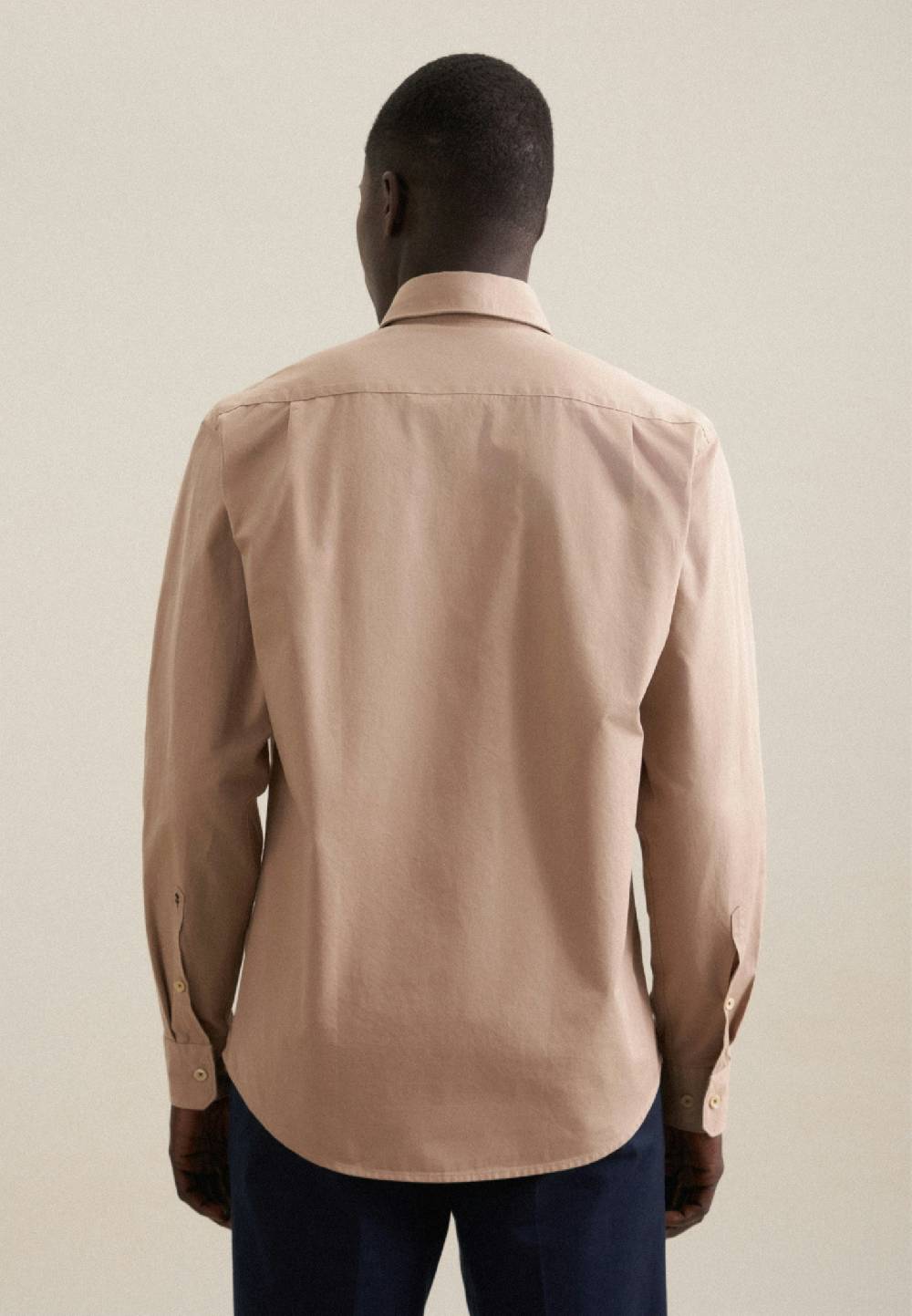 Studio Seidensticker Twill Casual Hemd in Regular mit Kentkragen Super Sparpreis