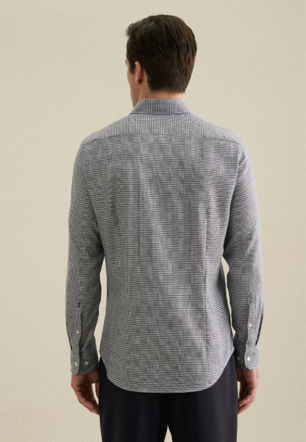 Studio Seidensticker Flanell Flanellhemd in Shaped mit Kentkragen Begrenzte Freigabe