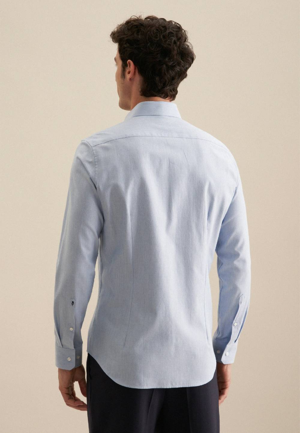 Studio Seidensticker Flanell Flanellhemd in Shaped mit Kentkragen Neueste Stile