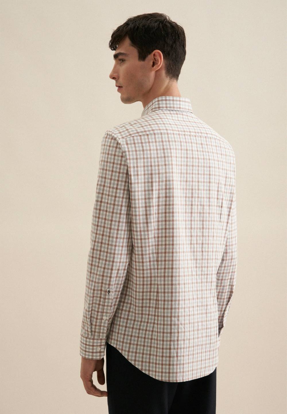 Studio Seidensticker Flanell Flanellhemd in Slim mit Button-Down-Kragen Nur für heute