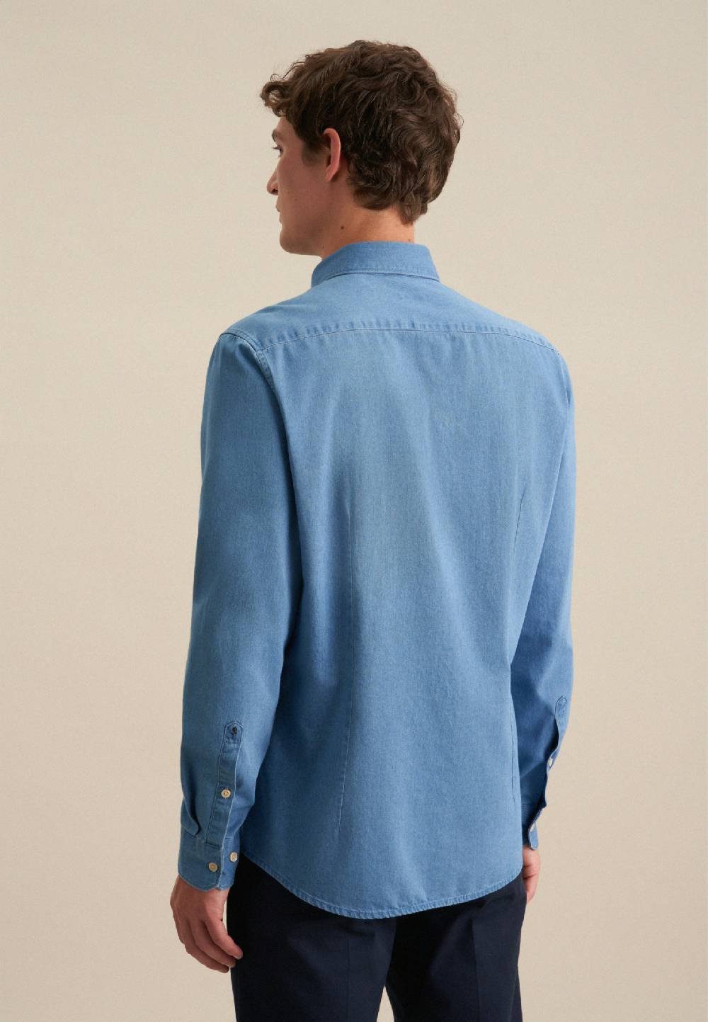 Studio Seidensticker Denim Casual Hemd in Slim mit Button-Down-Kragen Hotsell