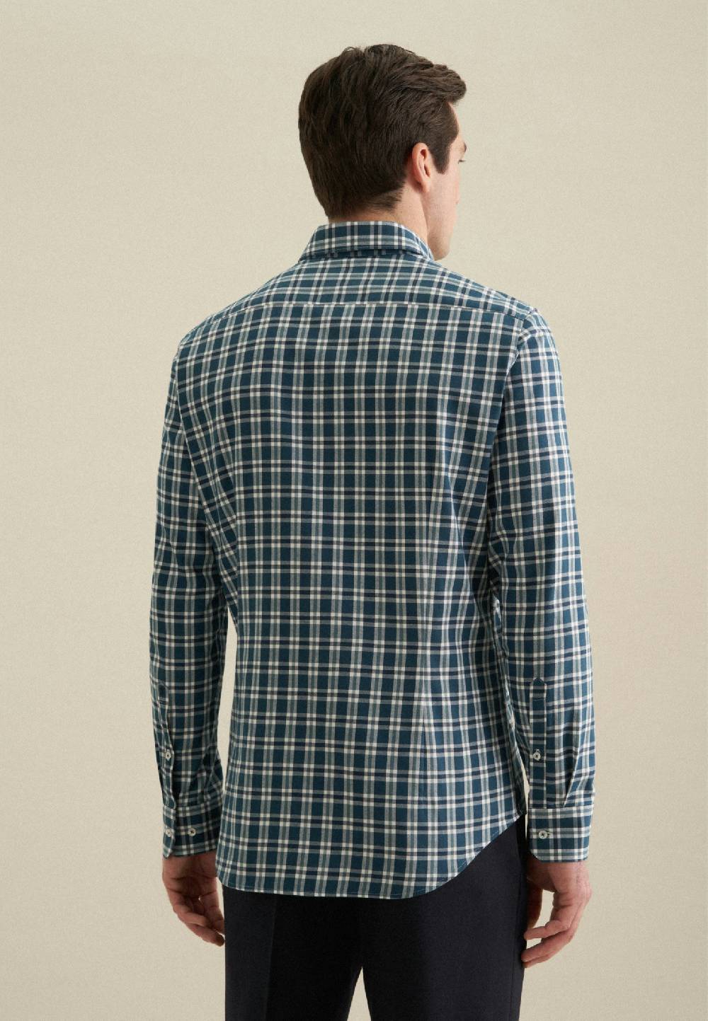 Studio Seidensticker Flanell Flanellhemd in Slim mit Button-Down-Kragen Begrenztes Angebot