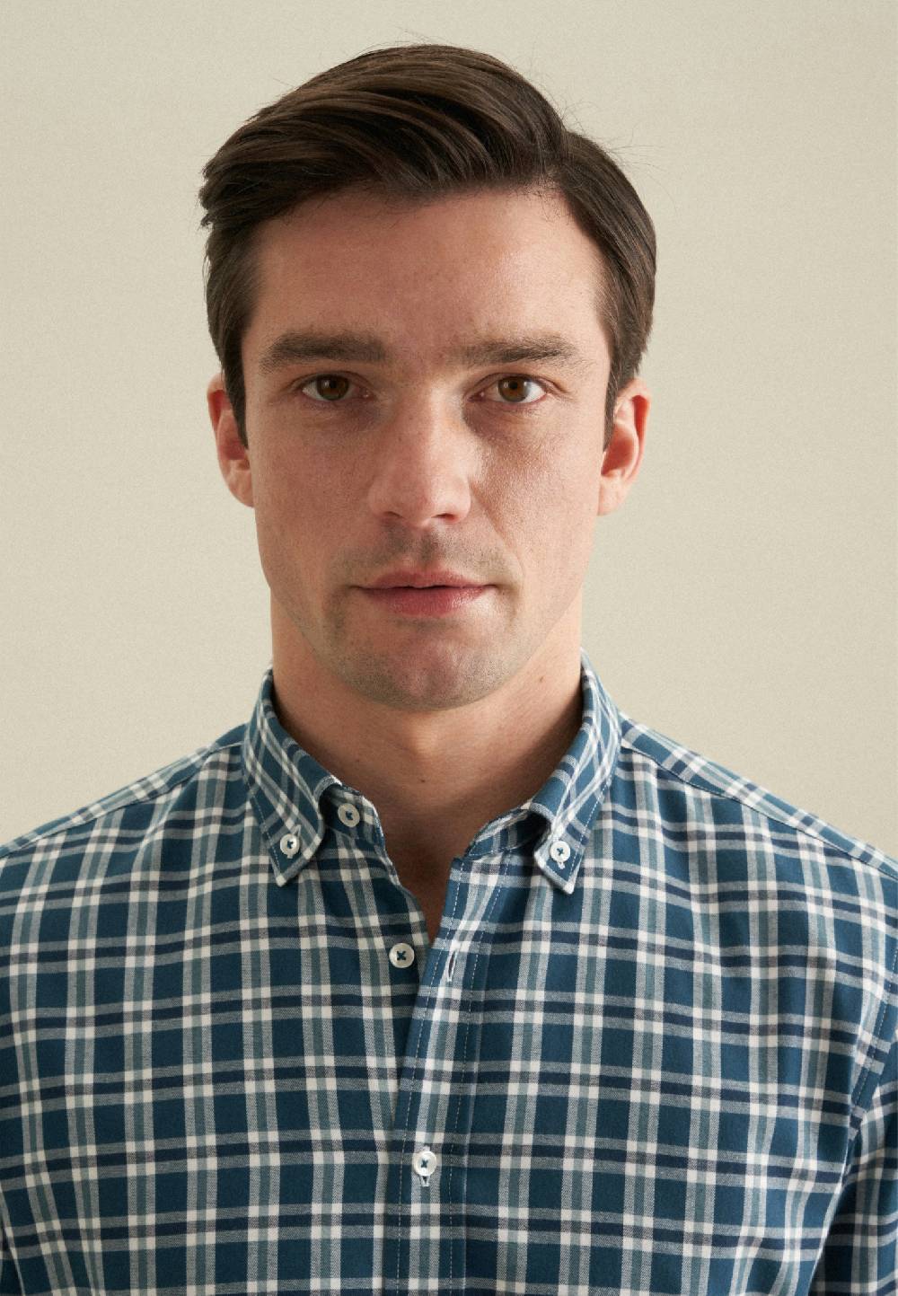 Studio Seidensticker Flanell Flanellhemd in Slim mit Button-Down-Kragen Begrenztes Angebot