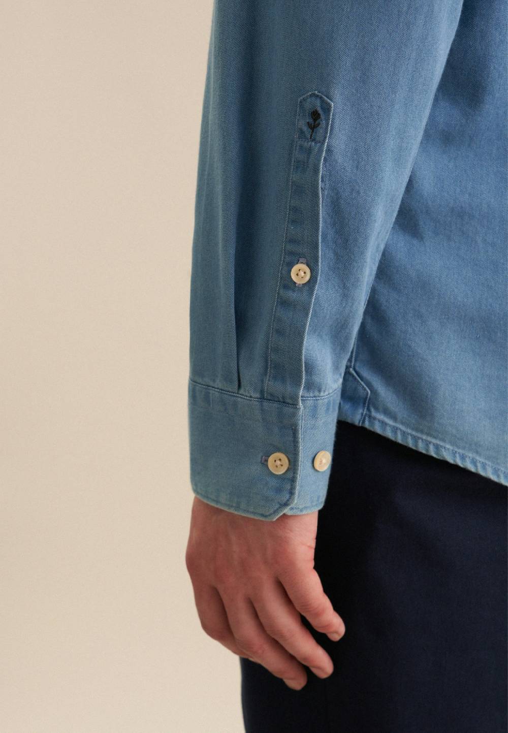 Studio Seidensticker Denim Casual Hemd in Regular mit Button-Down-Kragen Kauf eins, bekomm eins gratis