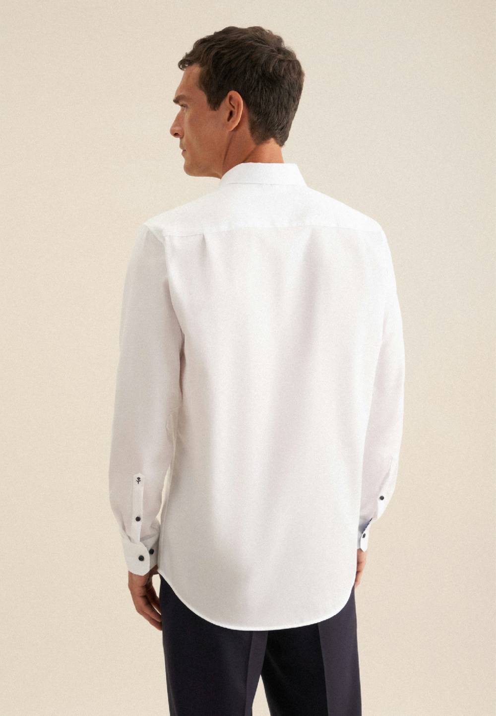 Studio Seidensticker Bügelfreies Twill Business Hemd in Regular mit Button-Down-Kragen Auslauf