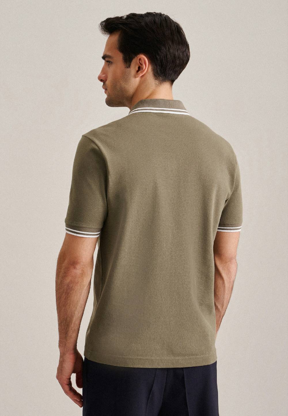 Studio Seidensticker Kragen Polo-Shirt Gerader Schnitt (Normal-Fit) Online Outlet