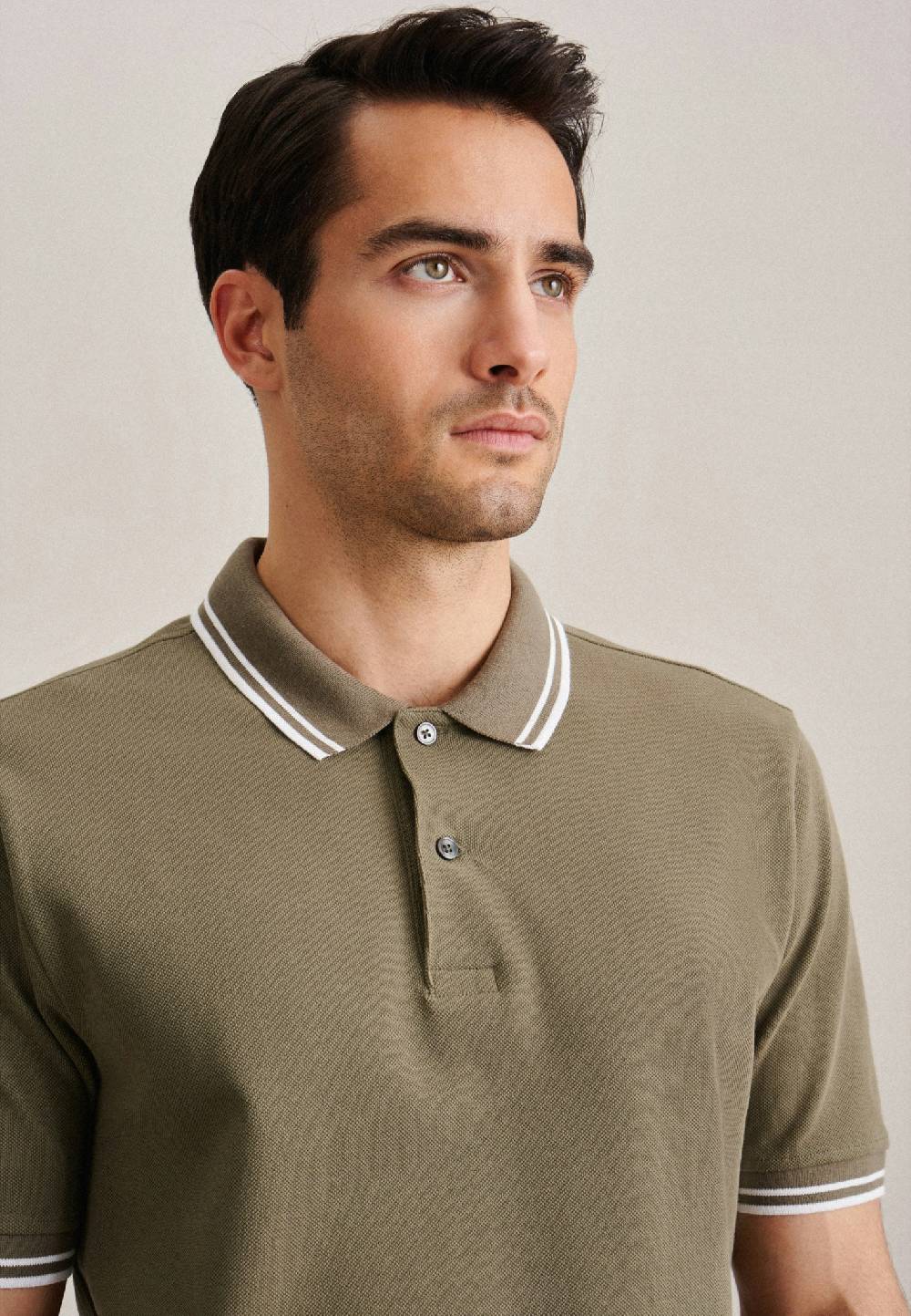 Studio Seidensticker Kragen Polo-Shirt Gerader Schnitt (Normal-Fit) Online Outlet