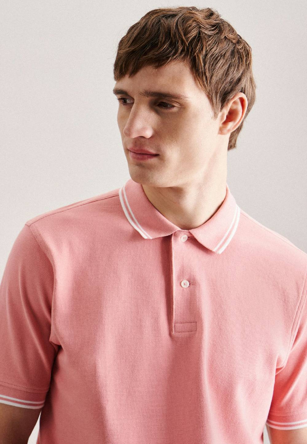 Studio Seidensticker Kragen Polo-Shirt Gerader Schnitt (Normal-Fit) Zeitlich begrenztes Angebot