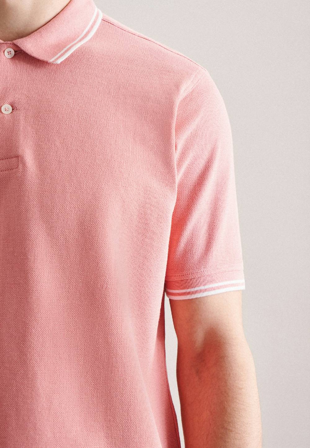 Studio Seidensticker Kragen Polo-Shirt Gerader Schnitt (Normal-Fit) Zeitlich begrenztes Angebot