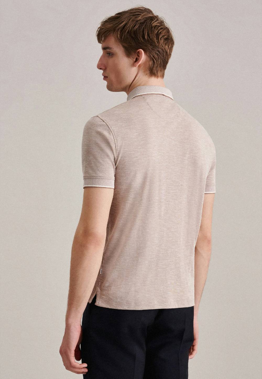 Studio Seidensticker Kragen Polo-Shirt Tailliert (Slim-Fit) Saisonale Angebote