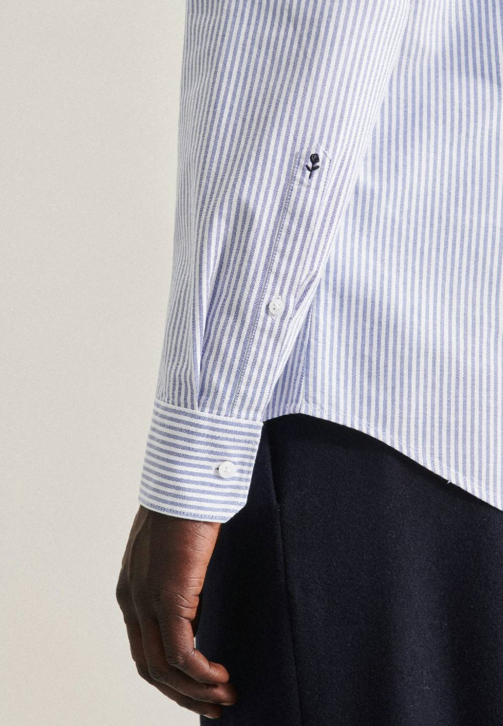 Studio Seidensticker Oxford Business Hemd in Shaped mit Button-Down-Kragen Super Rabatt