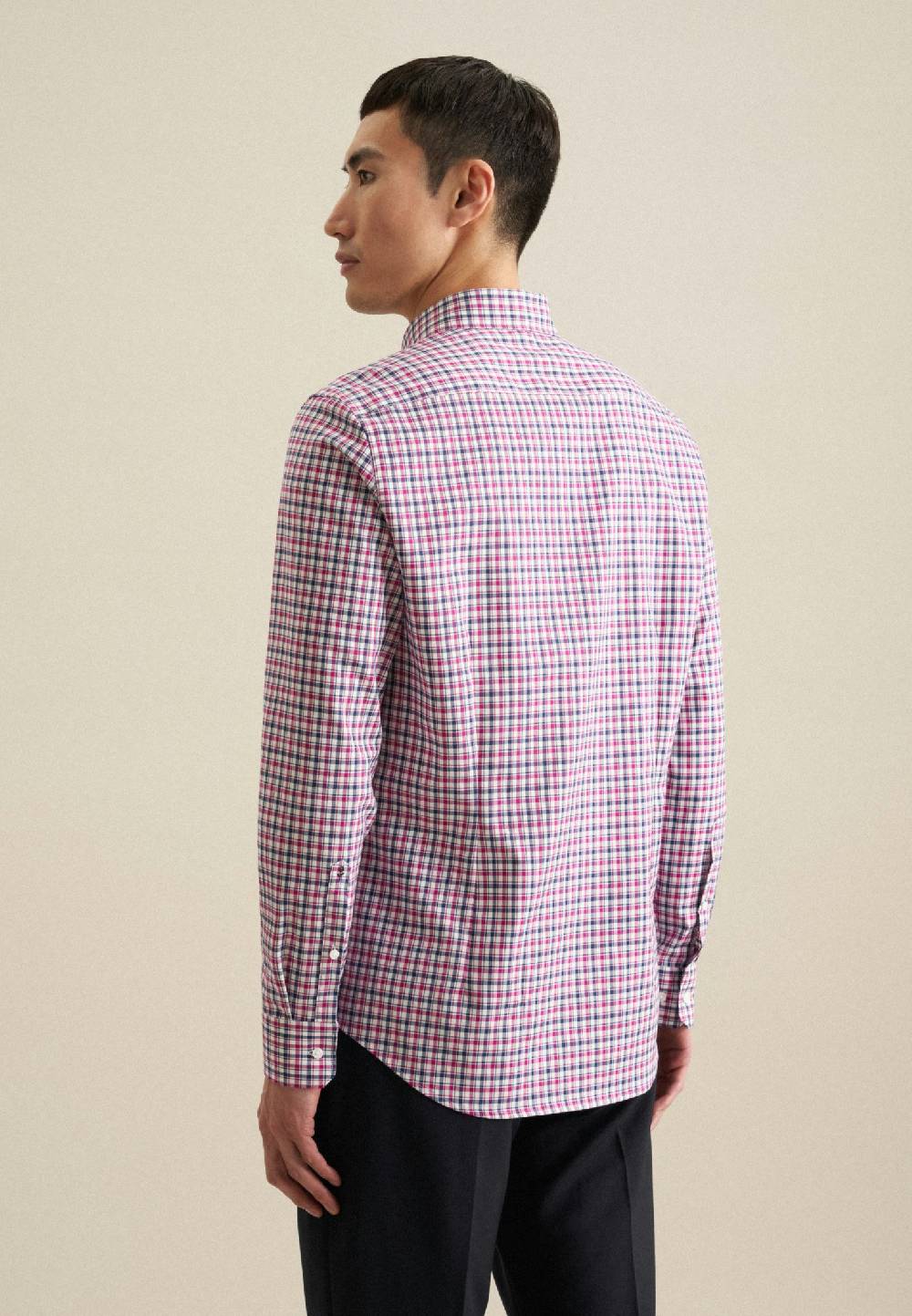 Studio Seidensticker Bügelfreies Twill Business Hemd in Slim mit Button-Down-Kragen Online