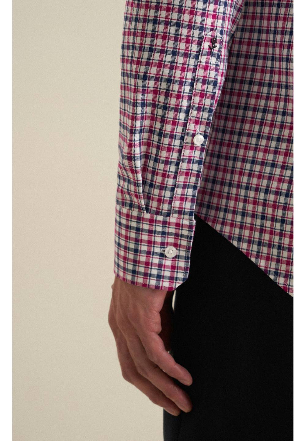Studio Seidensticker Bügelfreies Twill Business Hemd in Slim mit Button-Down-Kragen Online