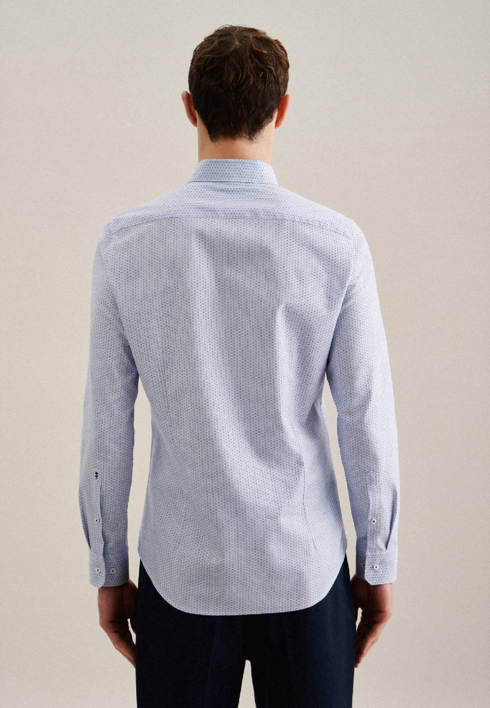 Studio Seidensticker Twill Business Hemd in Slim mit Covered-Button-Down-Kragen Großer Ausverkauf