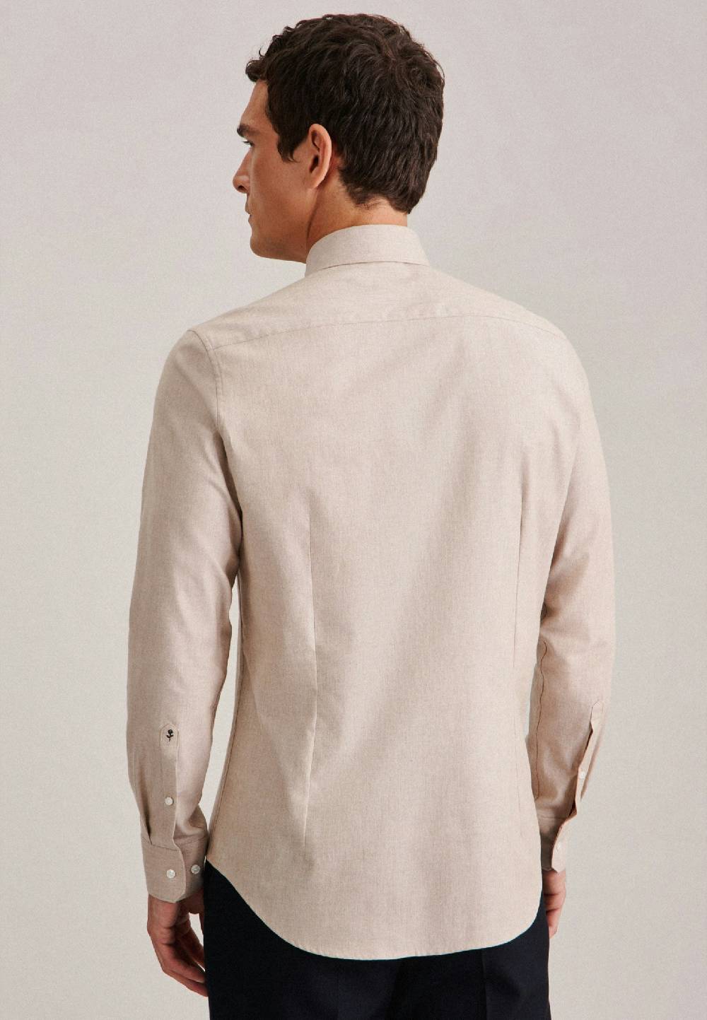 Studio Seidensticker Twill Flanellhemd in Slim mit Kentkragen Exklusivangebot