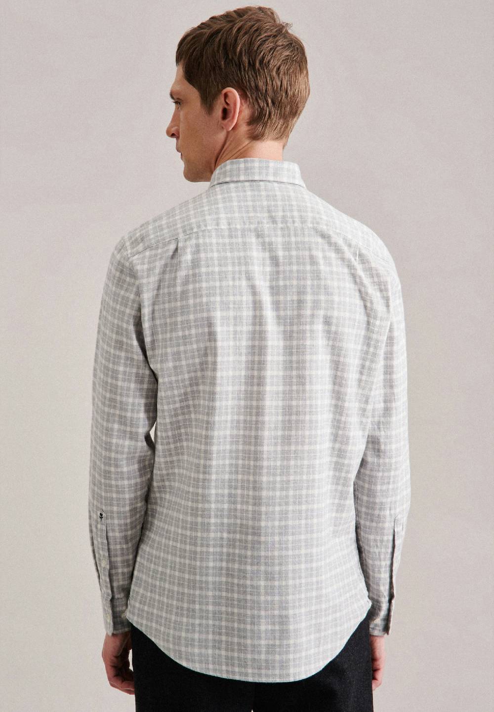 Studio Seidensticker Twill Casual Hemd in Regular mit Button-Down-Kragen Schlussverkauf