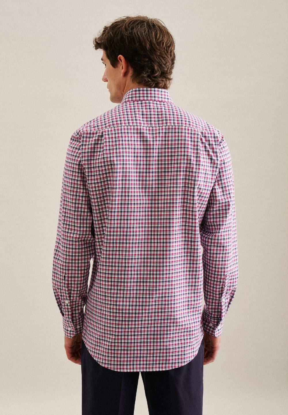 Studio Seidensticker Bügelfreies Twill Business Hemd in Regular mit Button-Down-Kragen Cyber Monday
