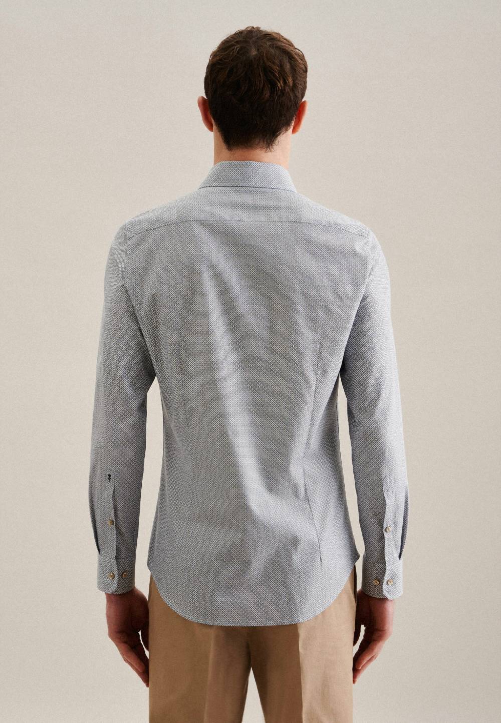 Studio Seidensticker Twill Business Hemd in Slim mit Kentkragen Online Outlet